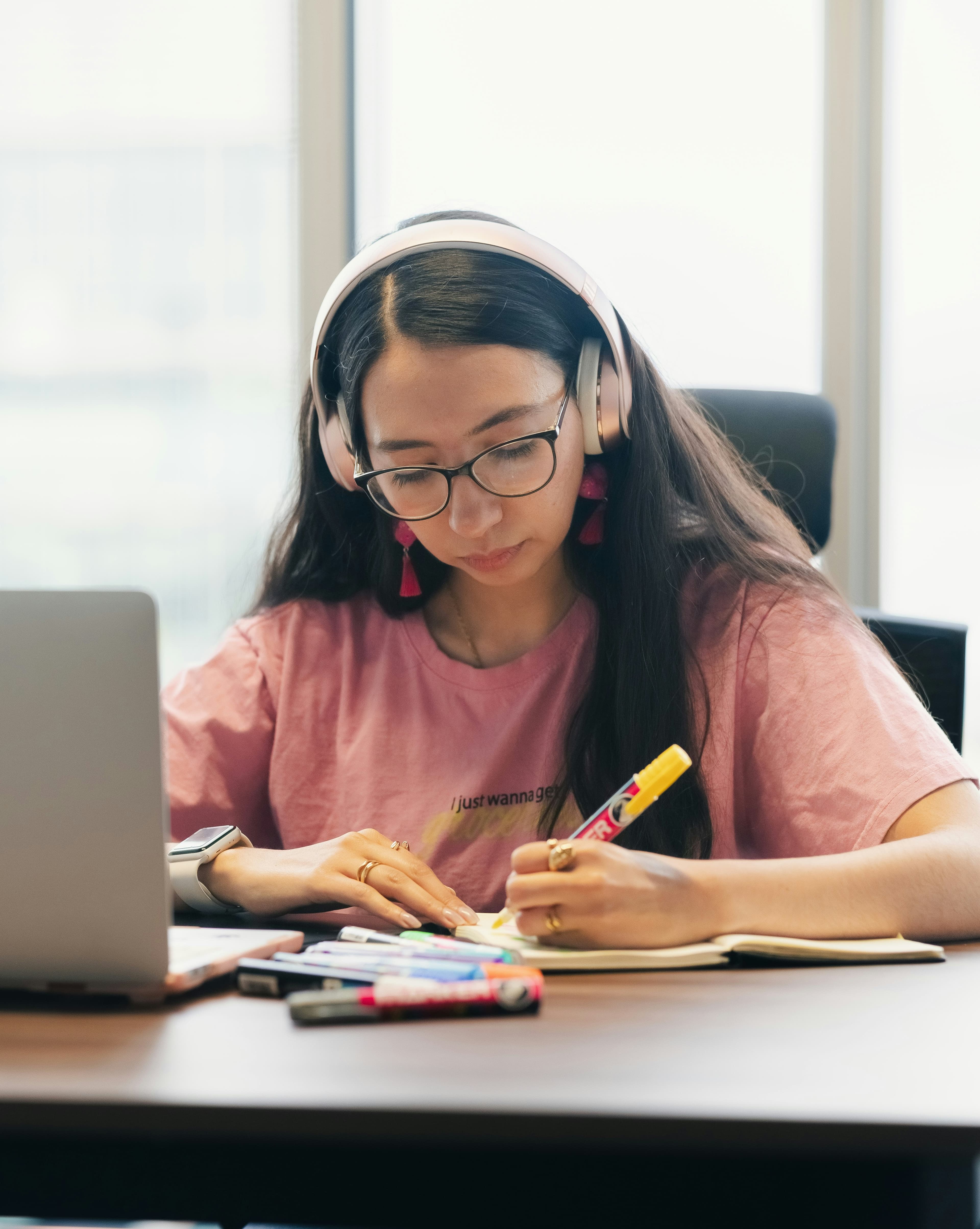Étudiant pendant une session Losange en direct